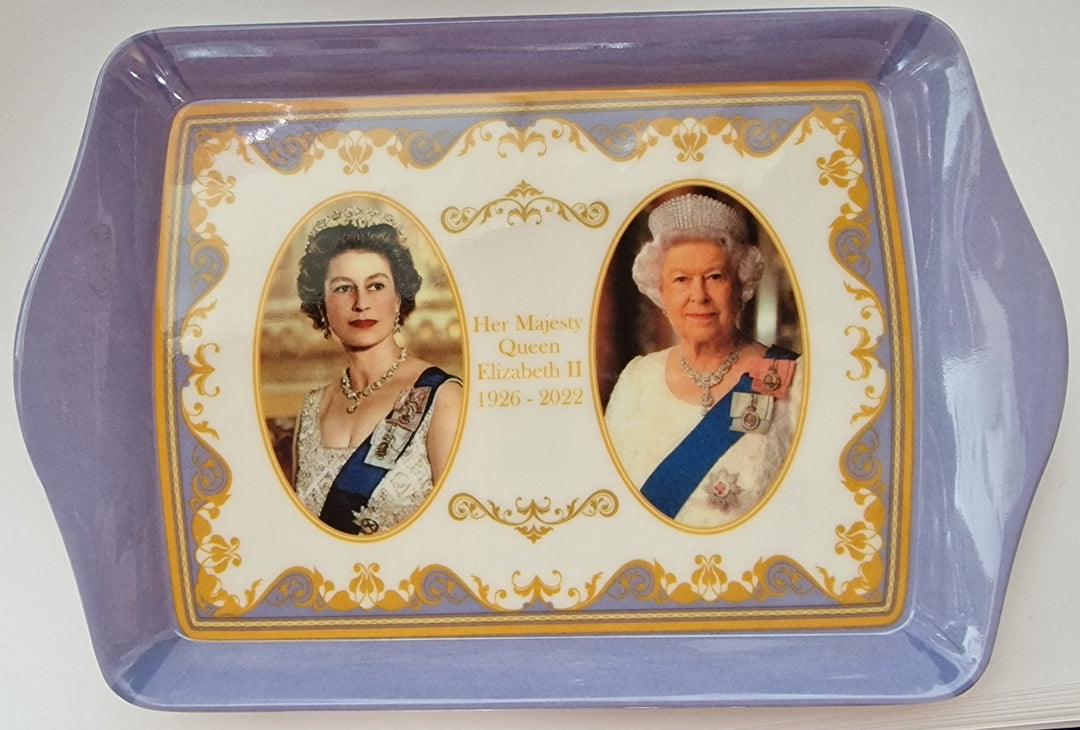 Mini Tablett  "Queen Elizabeth " - British Moments / Fernweh-Kaufhaus