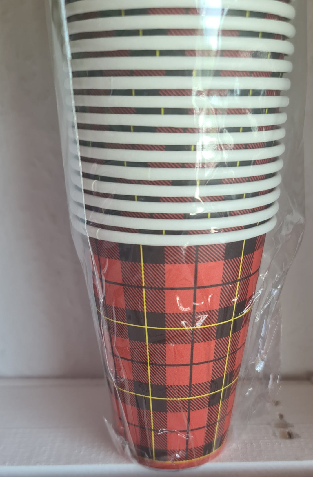 Pappbecher "Tartan"  60 er Pack - British Moments / Fernweh-Kaufhaus