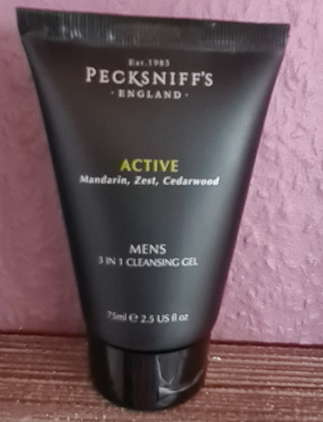 Pecksniff's  Men 3 in 1 Cleansing Gel "Active " ,  Reisegröße 75 ml - British Moments