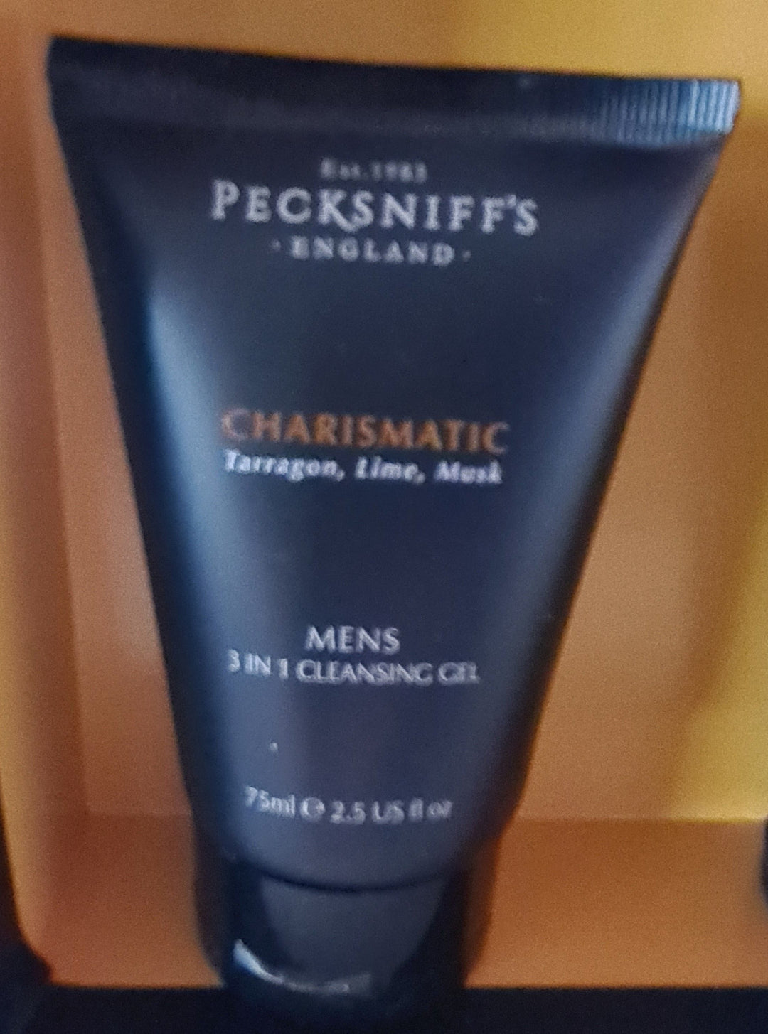 Pecksniff's  Men 3 in 1 Cleansing Gel "Charismatic " ,  Reisegröße 75 ml - British Moments