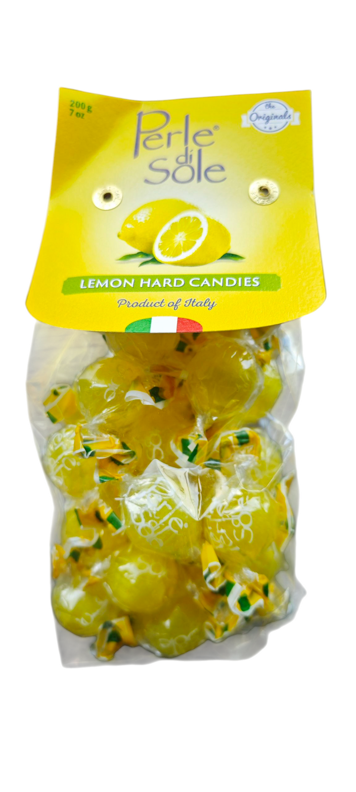 Perle di Sole Zitronen Bonbons , 200 gr. Päckchen