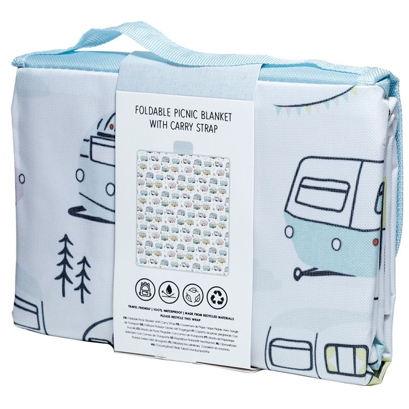 Picknickdecke "Wohnwagen" von Wildwood - British Moments / Fernweh-Kaufhaus