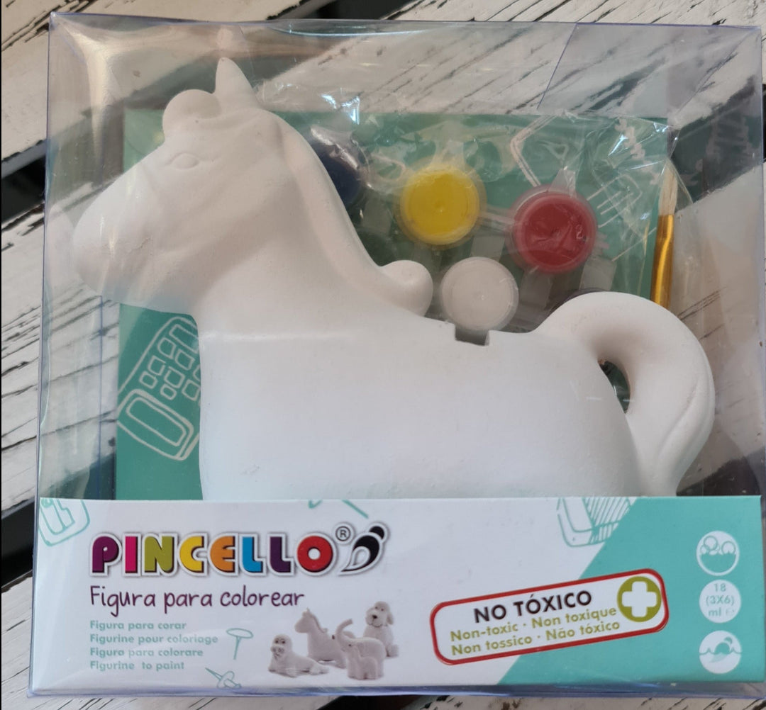 Pincello. Spardose zum selbst Bemalen "Einhorn " - British Moments / Fernweh-Kaufhaus