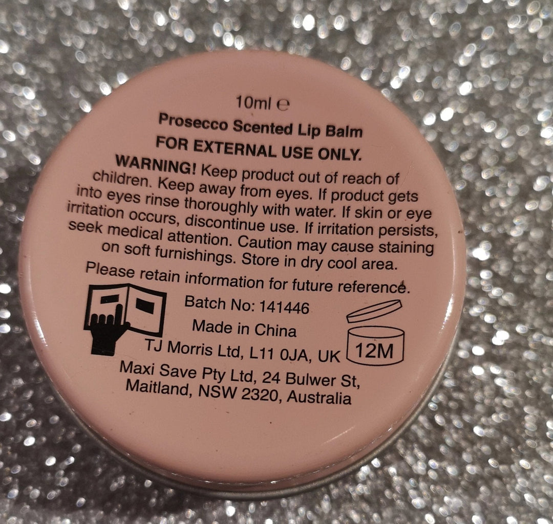 Pink fizz / Prosecco Lip Balm 10 ml - British Moments