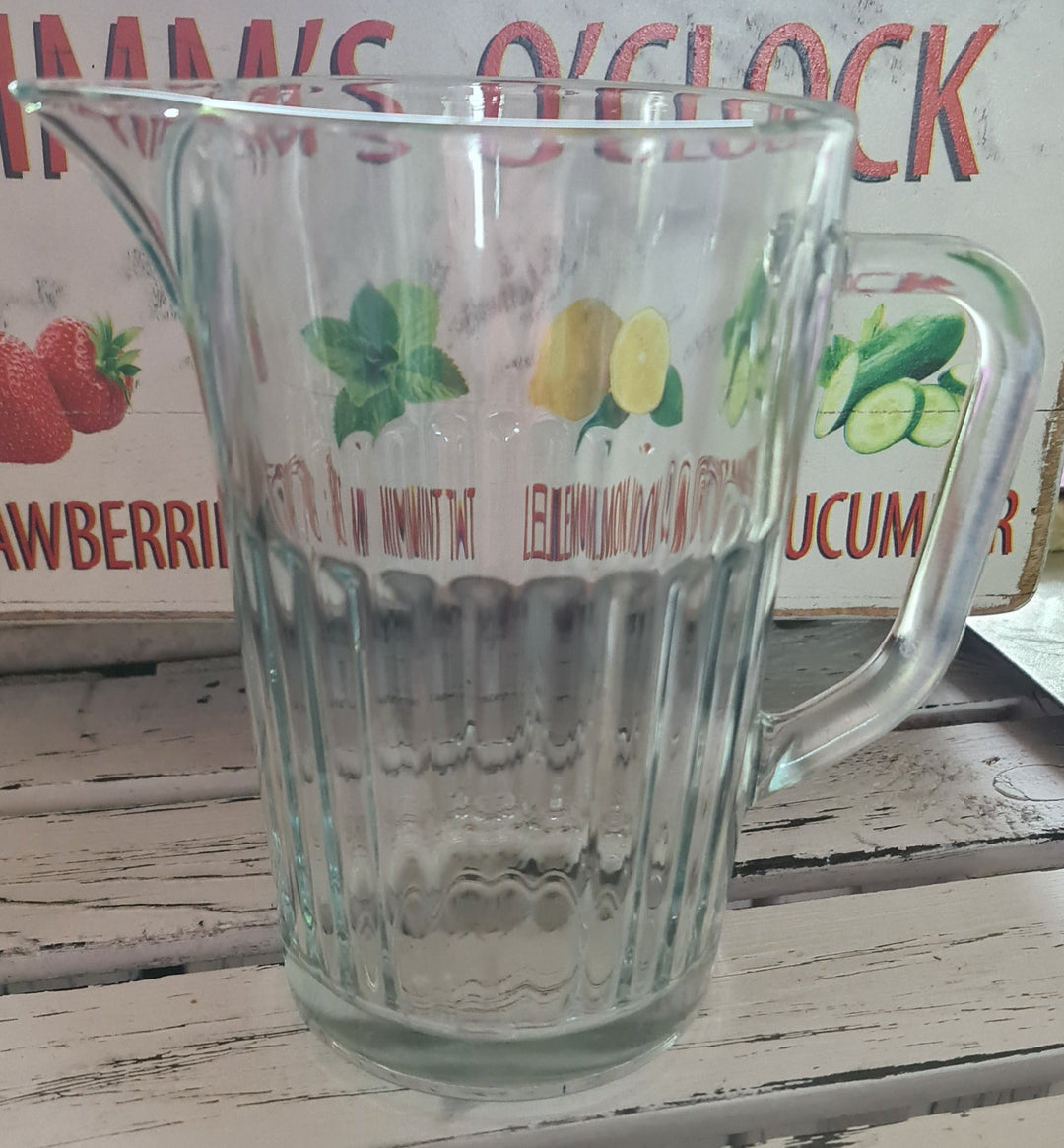 Pitcher, Glaskrug , perfekt für den Summer Pimm's Cup - British Moments
