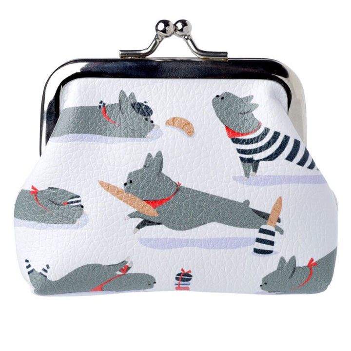 Portemonnaie Geldbörse Motiv ’Bertrand’ weiß