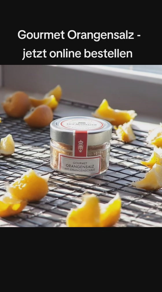 Gourmet Orangen-Salz 100 gr. Glas