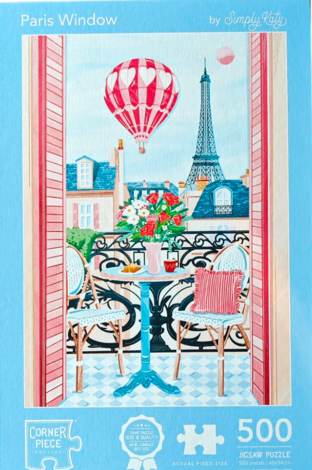 Puzzle "Paris  Window ", 500 Teile