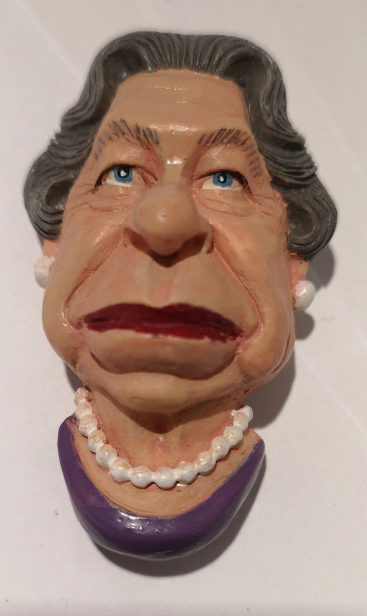 Queen Karrikatur, Saugnapf, Spaß-Deko - British Moments