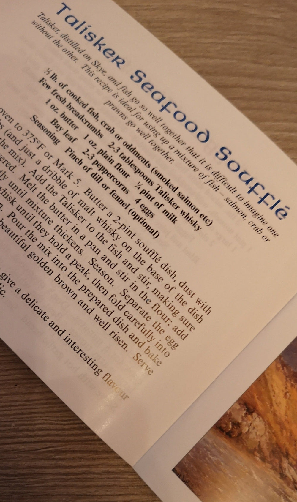 RECIPE BOOKS "Favourite Recipes with Scotch Whisky "  (englischsprachig, neu) - British Moments