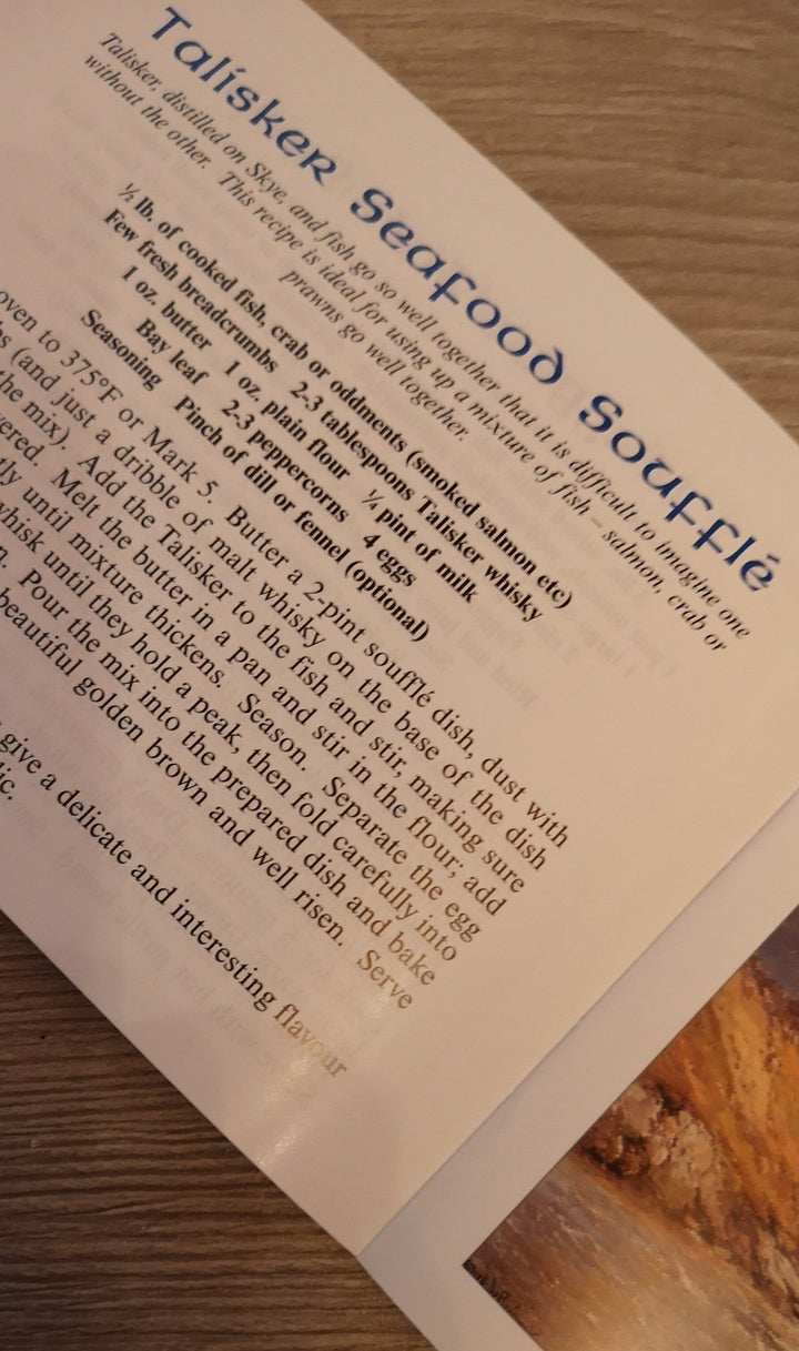 RECIPE BOOKS "Favourite Recipes with Scotch Whisky "  (englischsprachig, neu) - British Moments