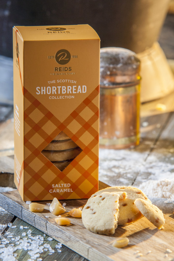 REIDS of Caithness Salted Caramel Shortbread 