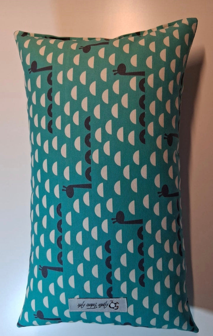 Reise-Kissen Motiv  "Nessie ", Handarbeit