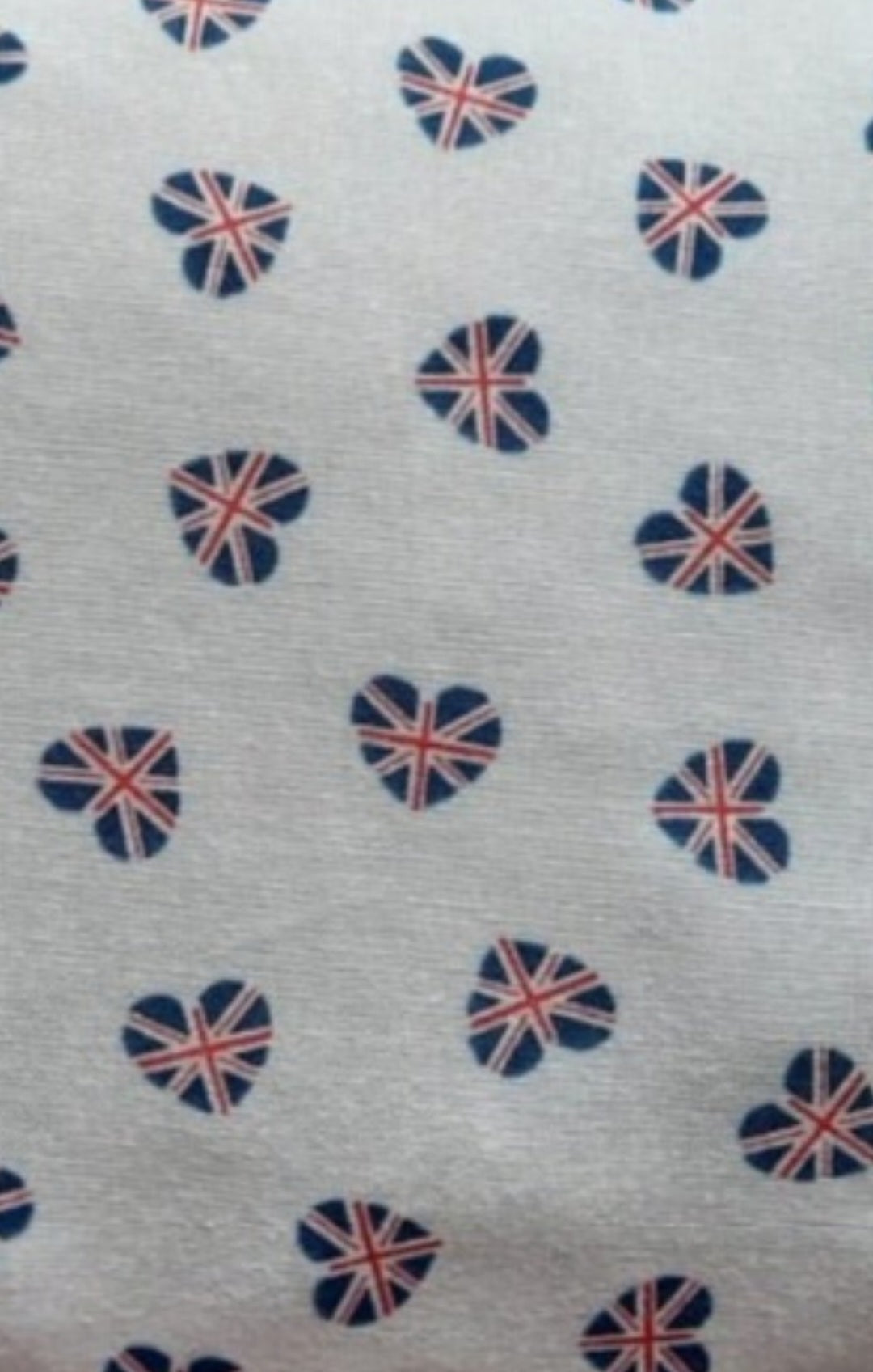 Reisekissen Motiv "Union Jack Herzen" Größe 35cm  x 22 cm, Handarbeit - British Moments / Fernweh-Kaufhaus