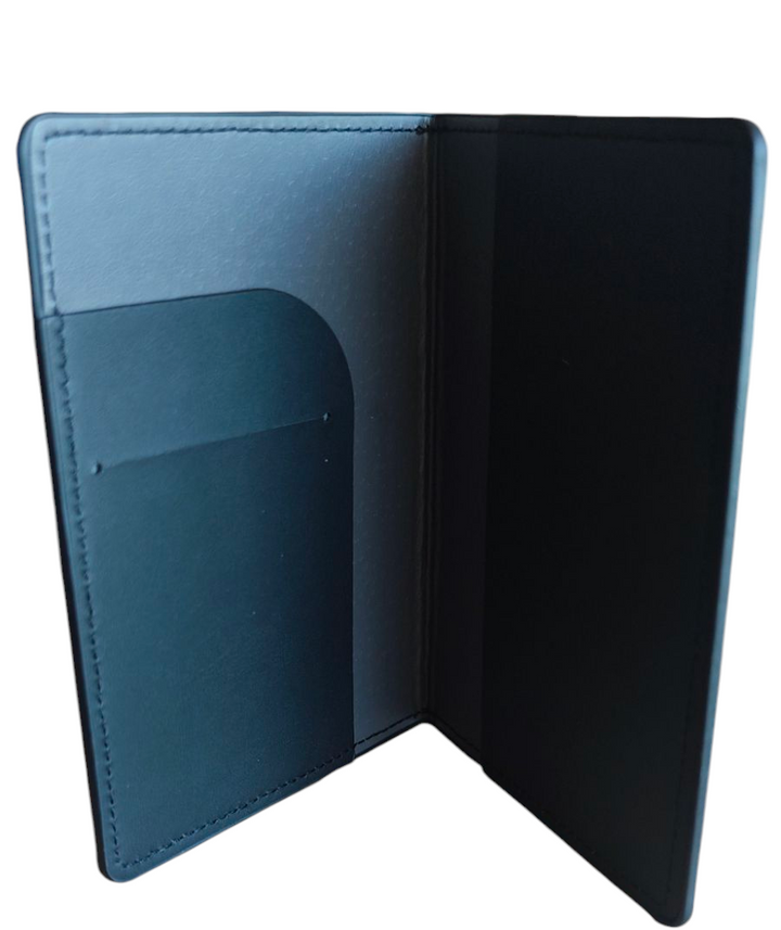 Reisepasshülle "Passport" , schwarz/gold