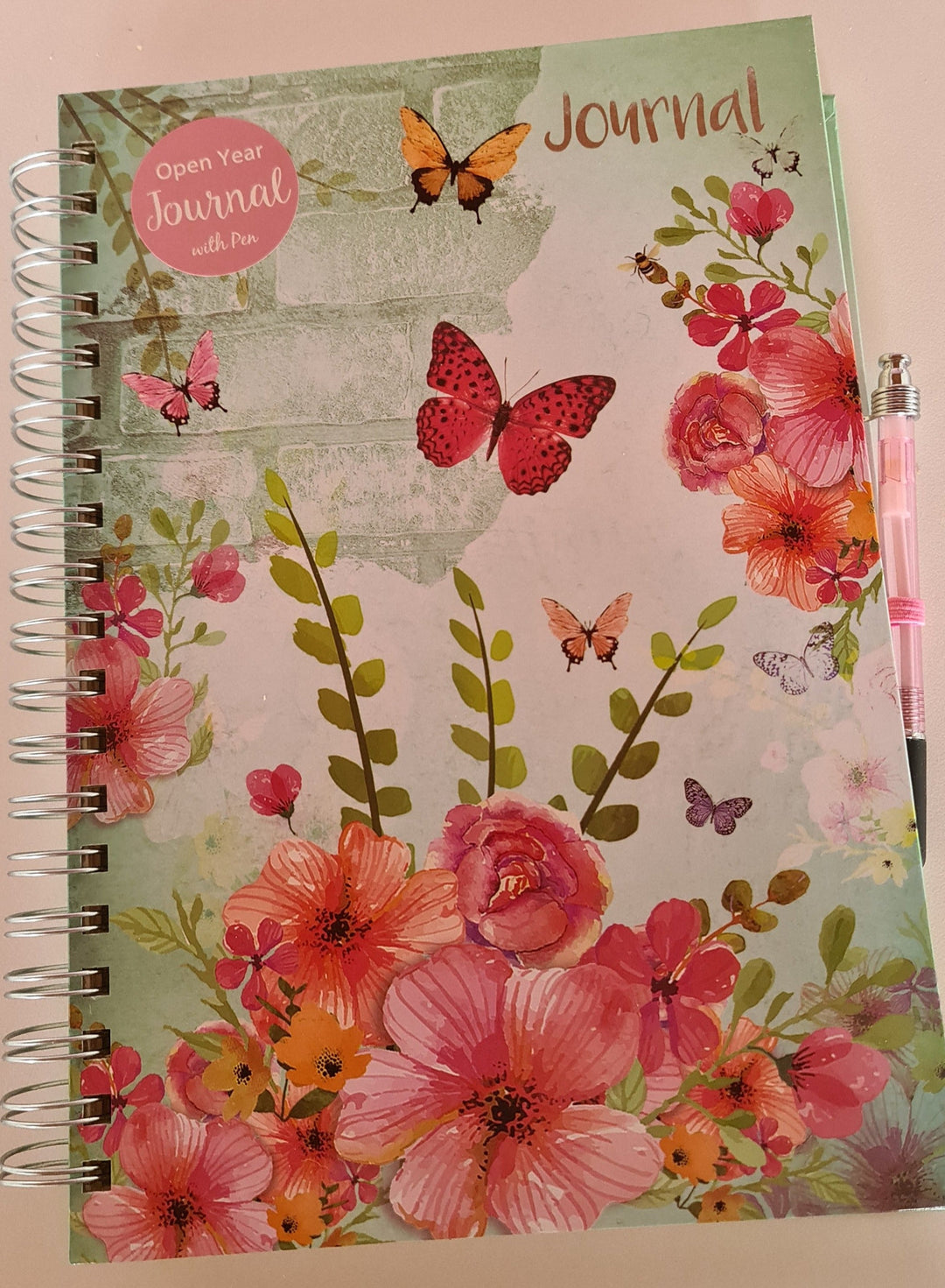 Ringbuch / Planer mit schönem Gartenmotiv "Schmetterling" - British Moments