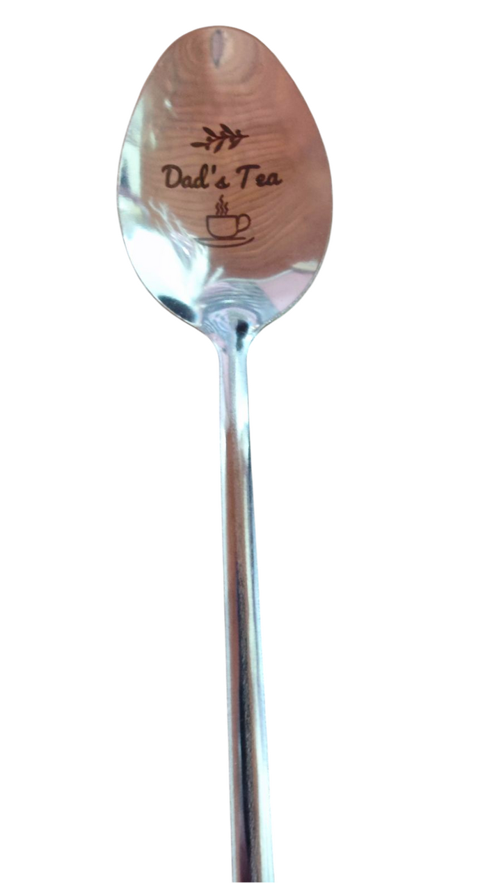 Löffel, "Dad's Tea, " Edelstahl