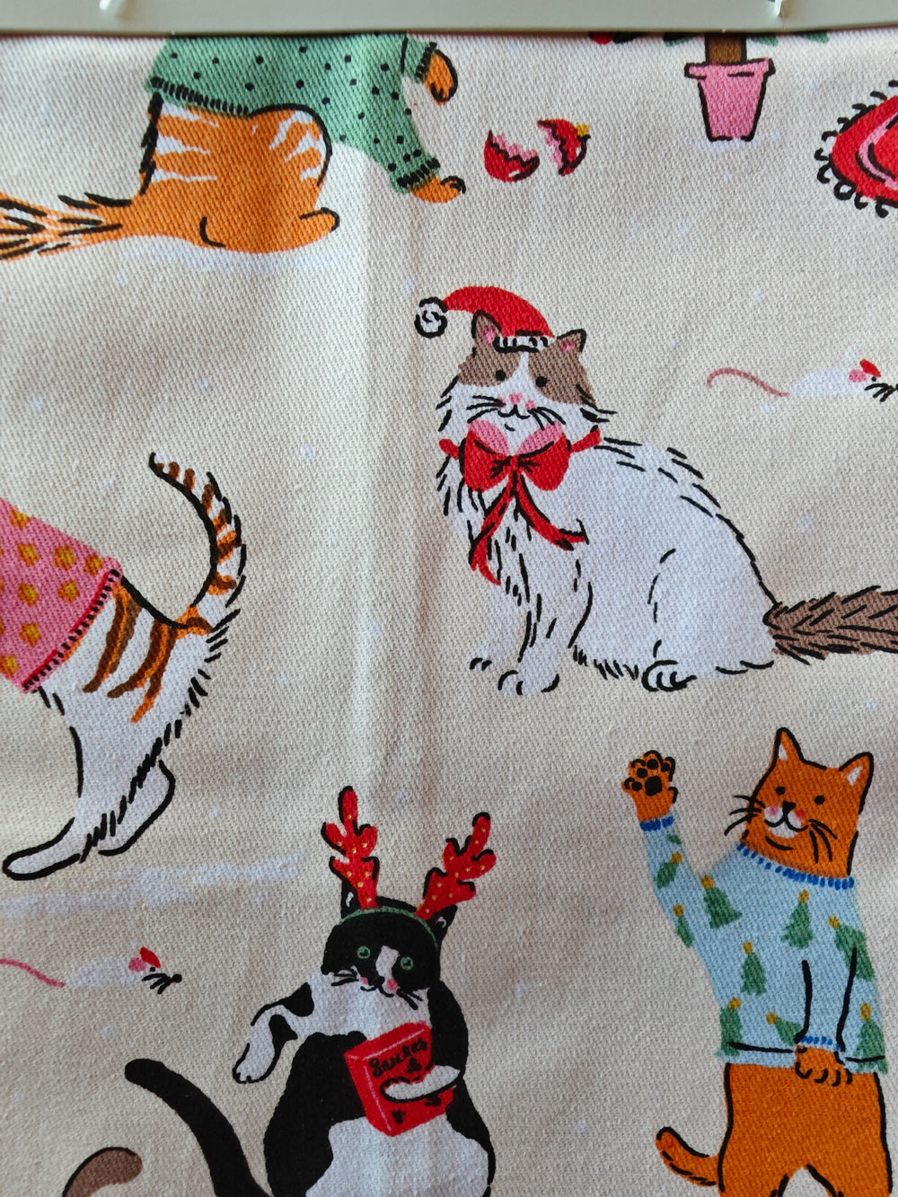 Ulster Weavers Geschirrtücher 3er Set  mit  Katzen - Motiven, beige