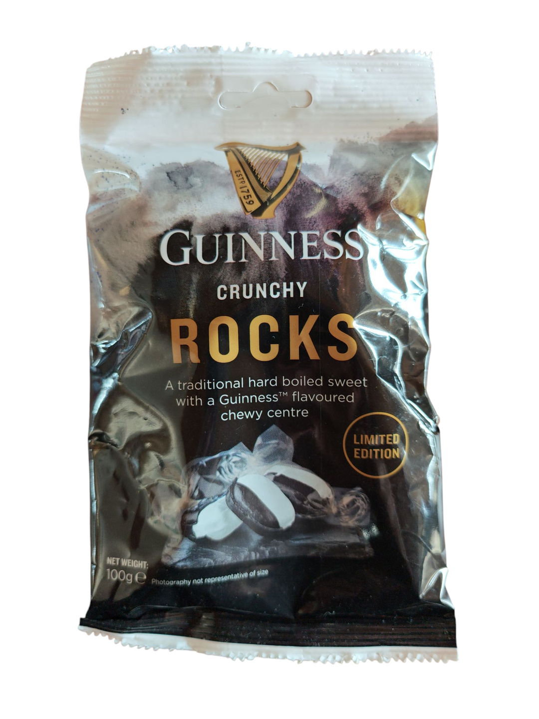 Guinness Crunchy Rocks , 100 gr Tüte