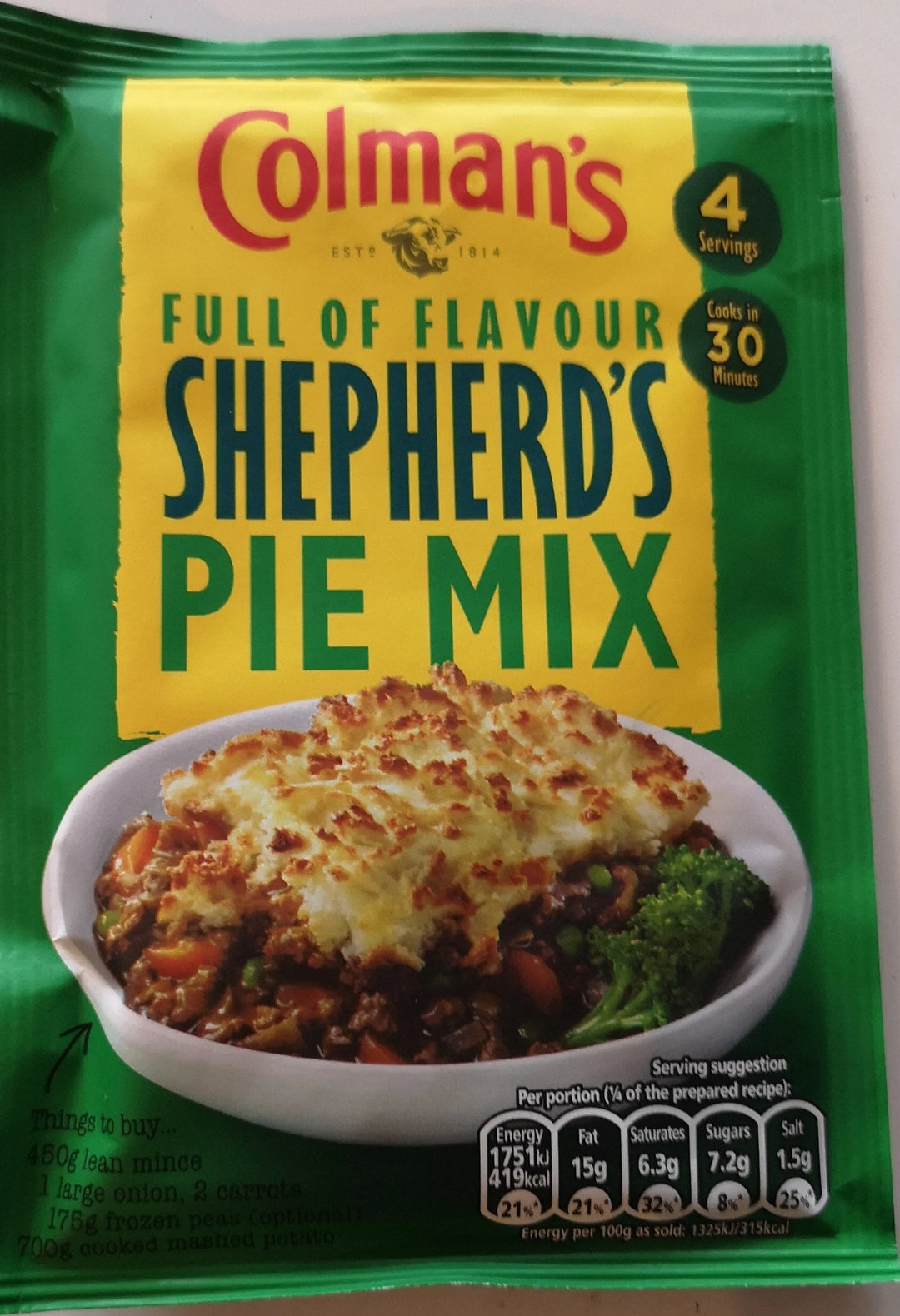 Colman's Fix für Sheperd's Pie, Tüte 50 gr. - British Moments