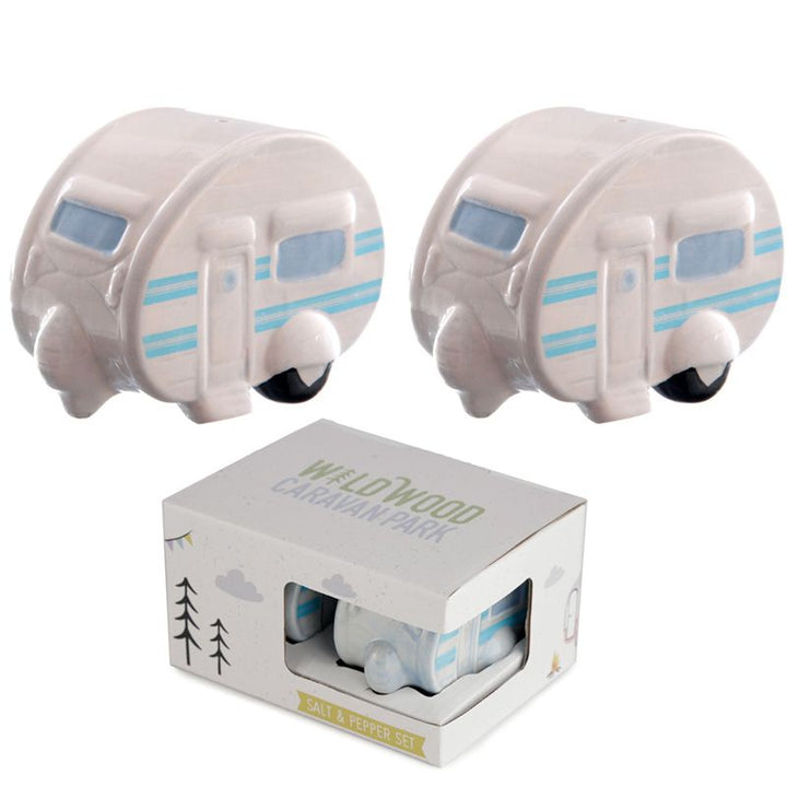 Salz-und Pfefferstreuer- Set "  "Wohnwagen" von Ted Smith