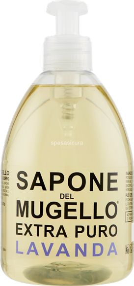 Sapone del Mugello, Flüssigseife im Spender "Lavendel".,500 ml - British Moments / Fernweh-Kaufhaus