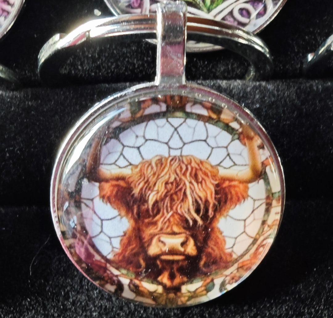 Schlüssel- Anhänger Highland Cow