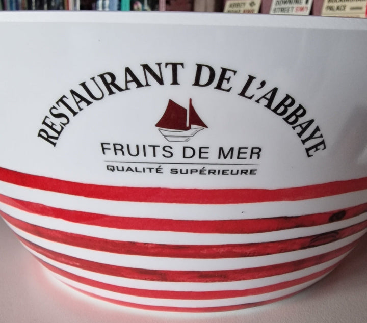 Schüssel / Salatschüssel in schickem maritimen Design