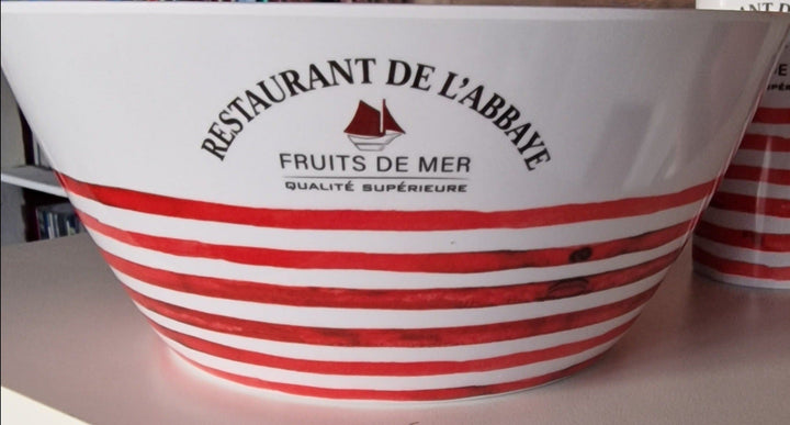 Schüssel / Salatschüssel in schickem maritimen Design