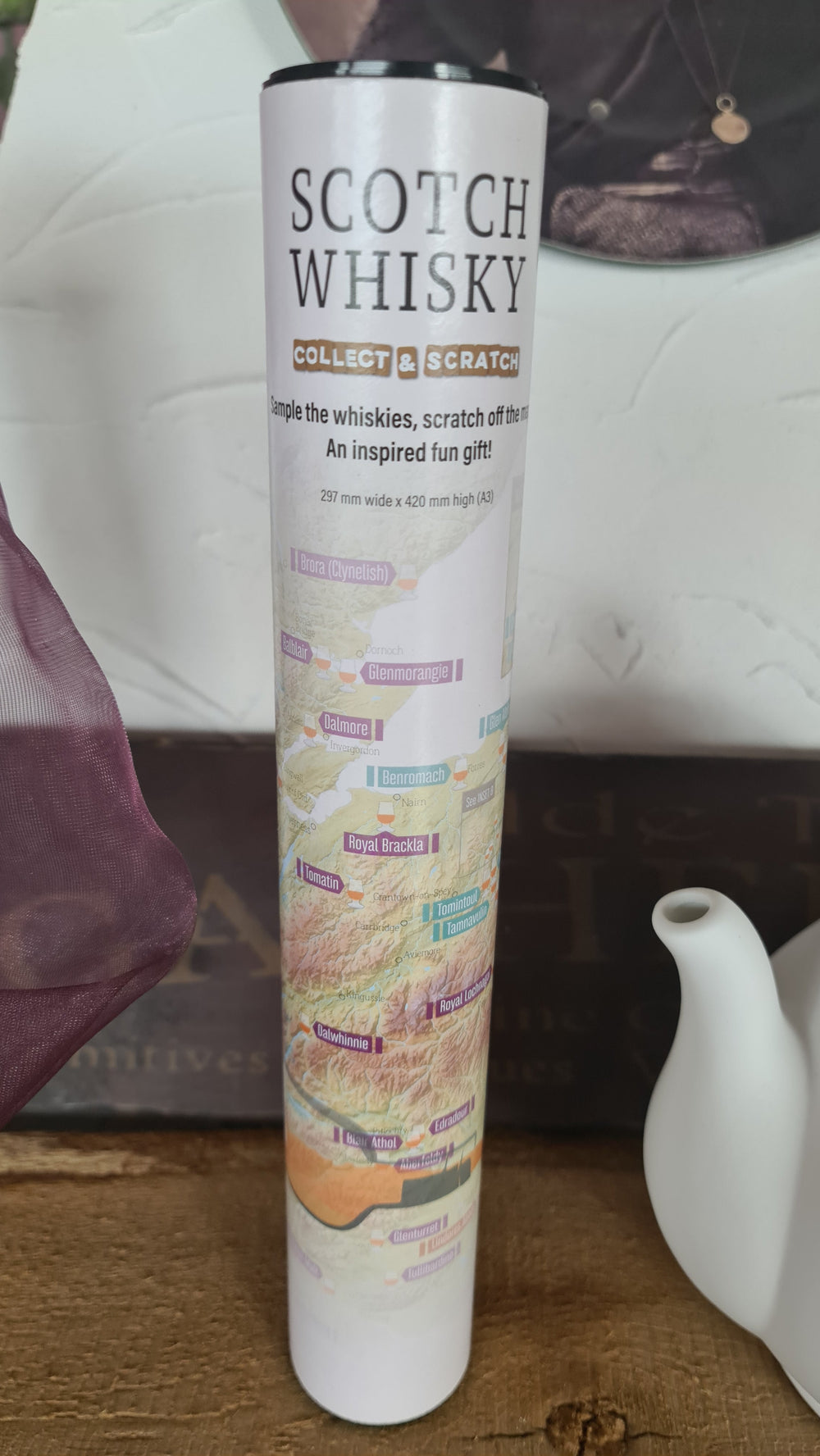 Scratch Karte Schottland Whisky Distillerien zum Freikratzen - British Moments