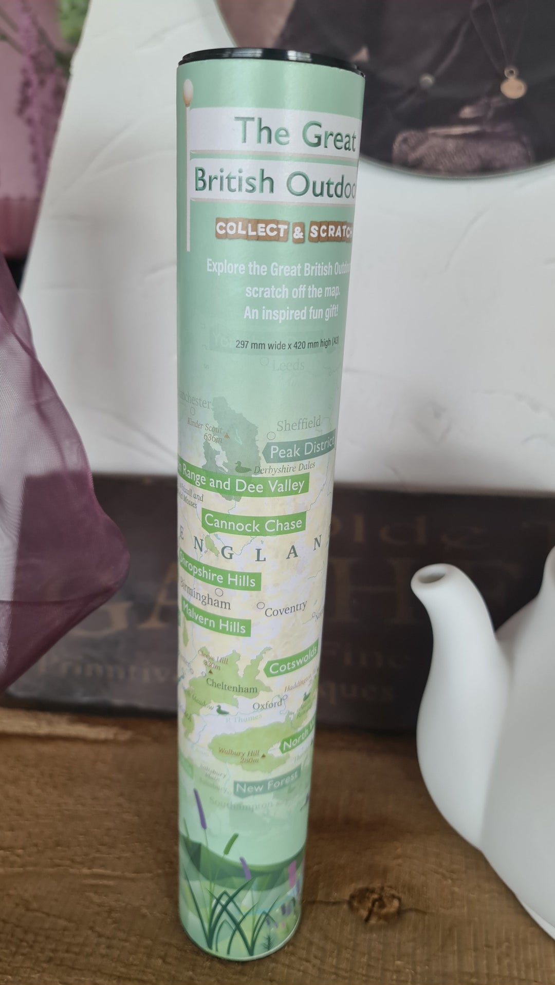 Scratch Karte  zum Freikratzen GREAT BRITISH OUTDOORS - British Moments