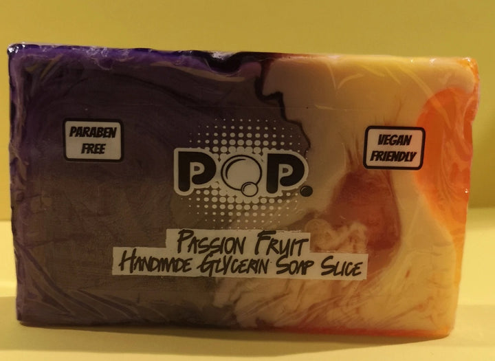 Seife "Passion Fruit ", Seifenstück 120 gr , handmade, vegan - British Moments