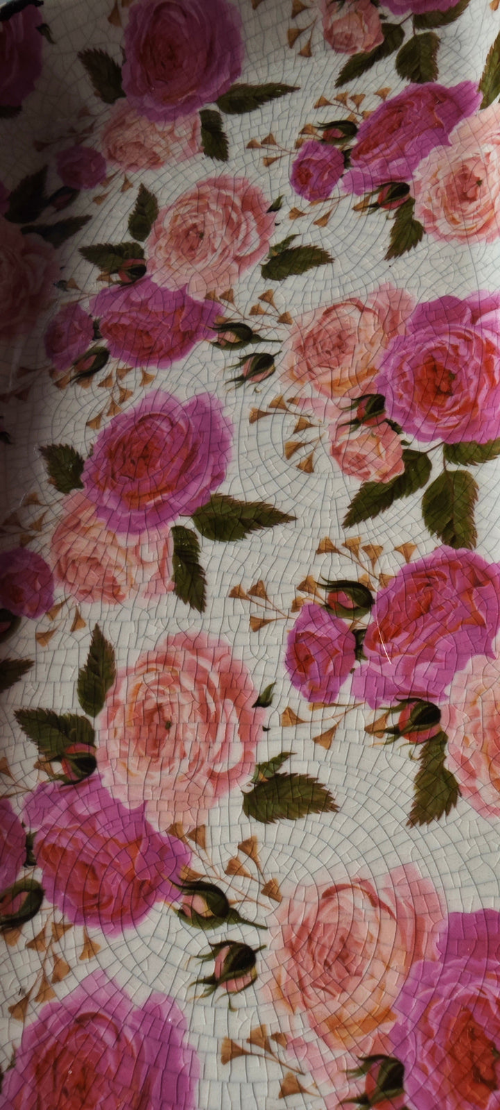 Servierteller/Servierplatte, Dekoteller "Rosen"