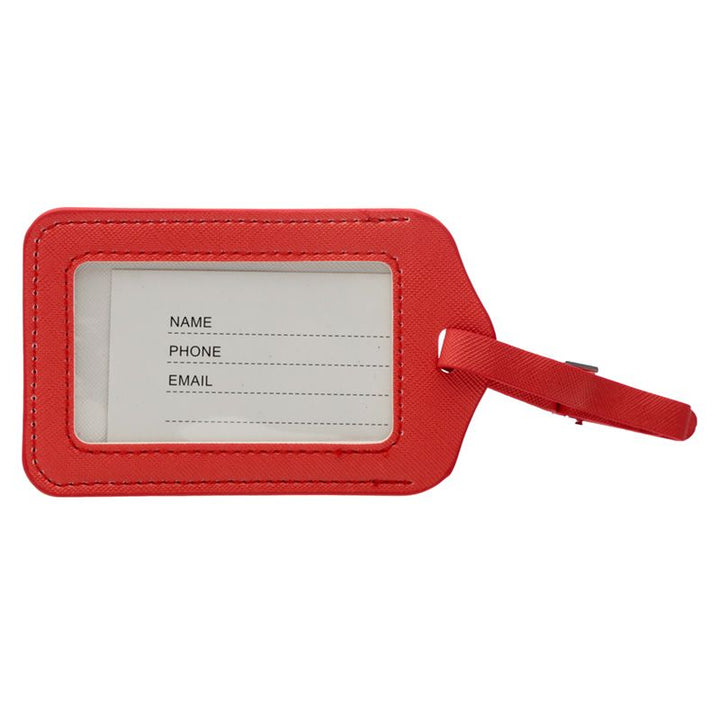 Set aus Gepäckanhänger und Reisepasshülle in fröhlichem Mohnblumen-Motiv