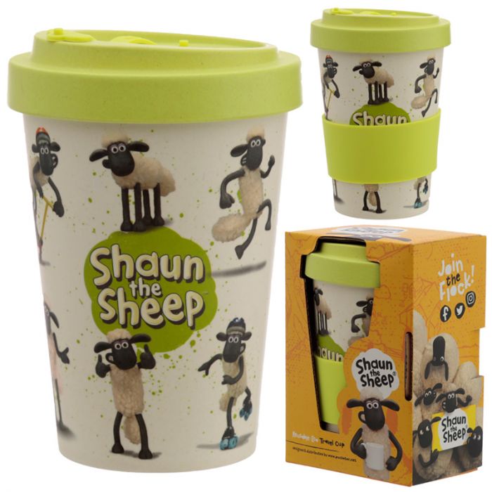 Shaun das Schaf Bambus to go Becher - British Moments