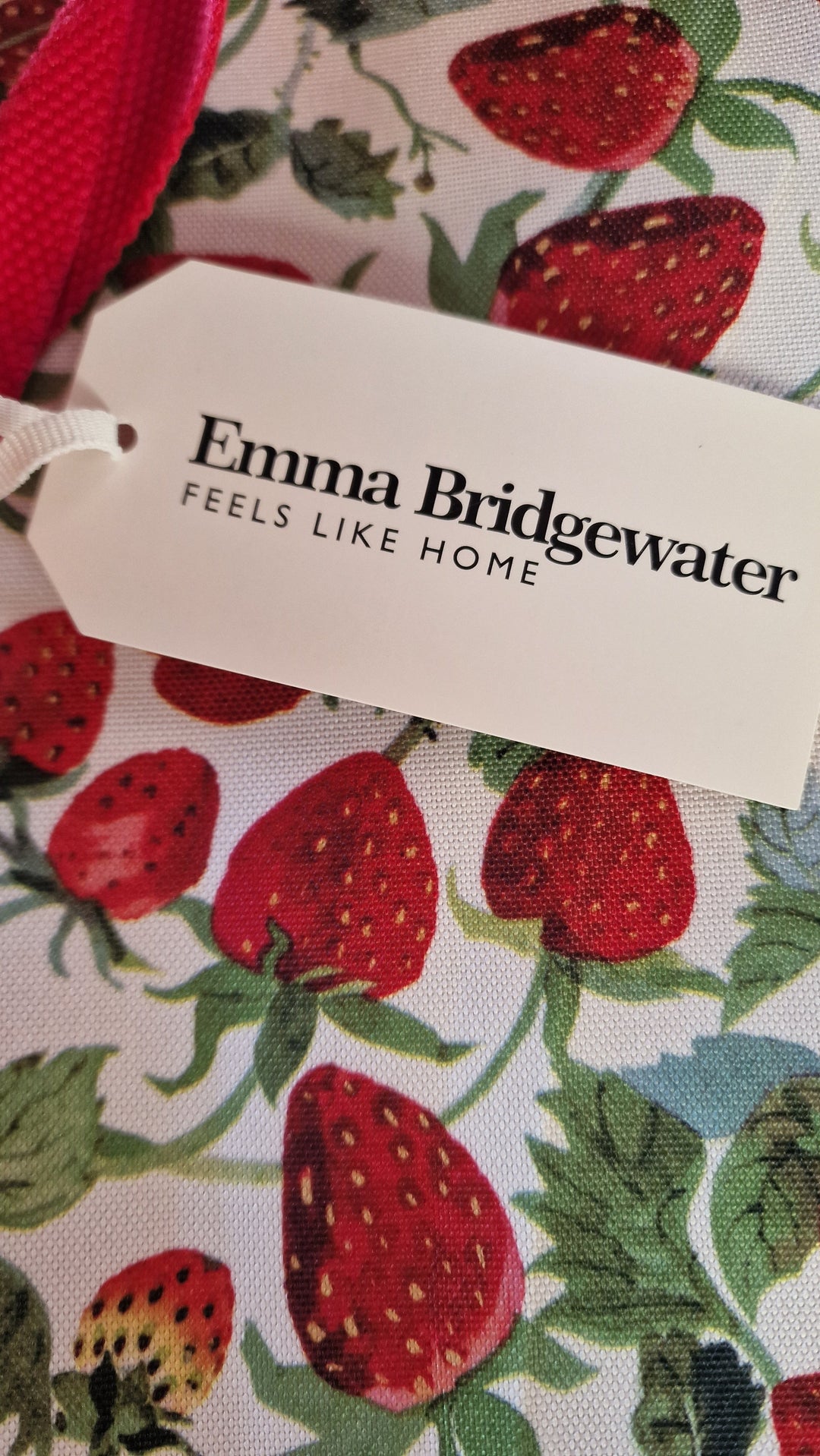 Shopper /Einkaufstasche "Strawberries"designed by Emma Bridgewater