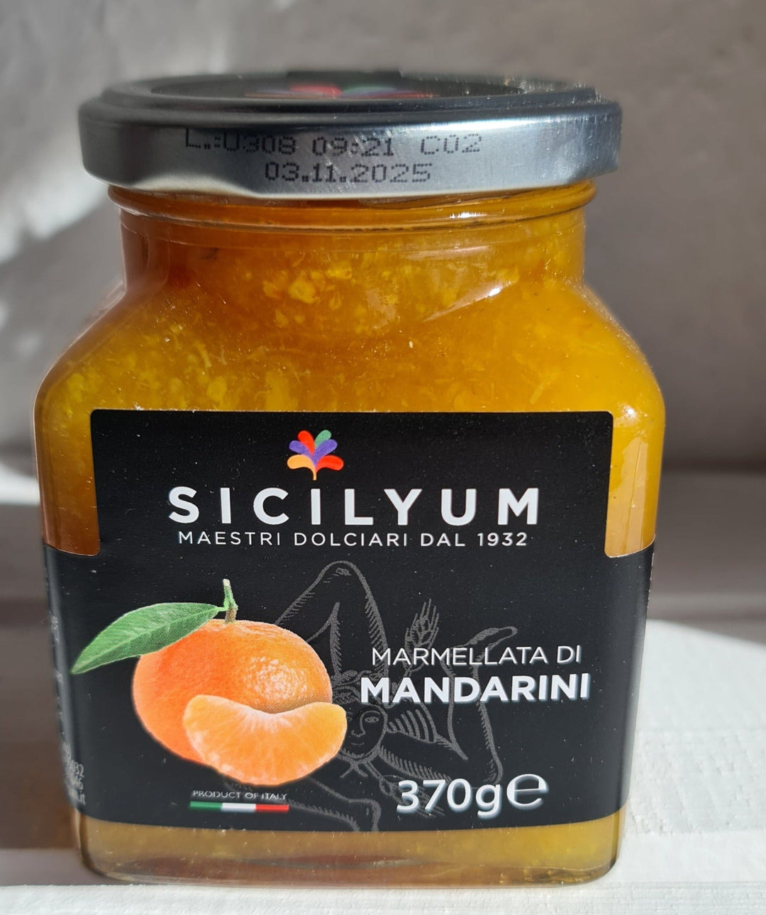 Sicilyum Mandarini Marmelade, 370 gr. Glas - British Moments / Fernweh-Kaufhaus