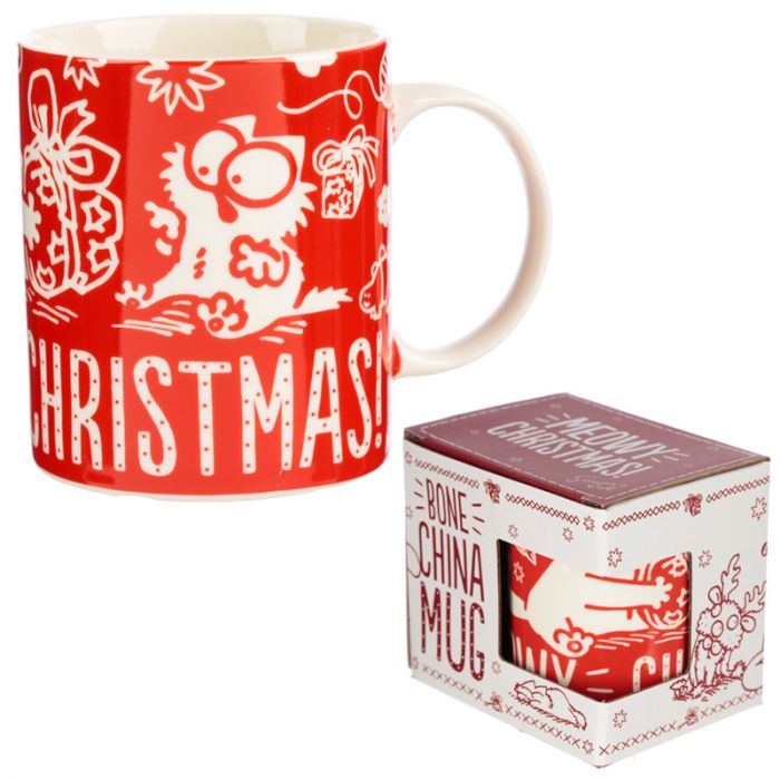 Simon's Cat "Meowy Christmas" Weihnachtstasse - British Moments