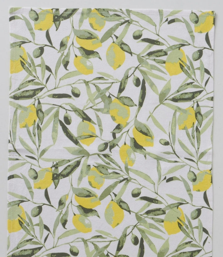 Sommerliche Geschirrtücher "Zitronella", 2er Set, Tuch 1