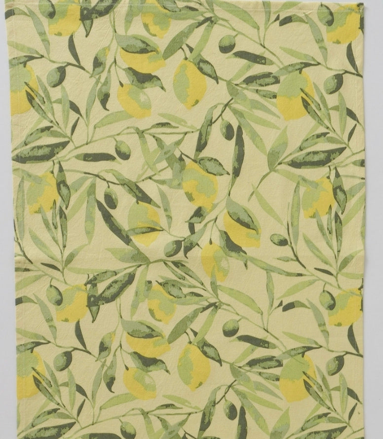 Sommerliche Geschirrtücher "Zitronella", 2er Set, Tuch 2