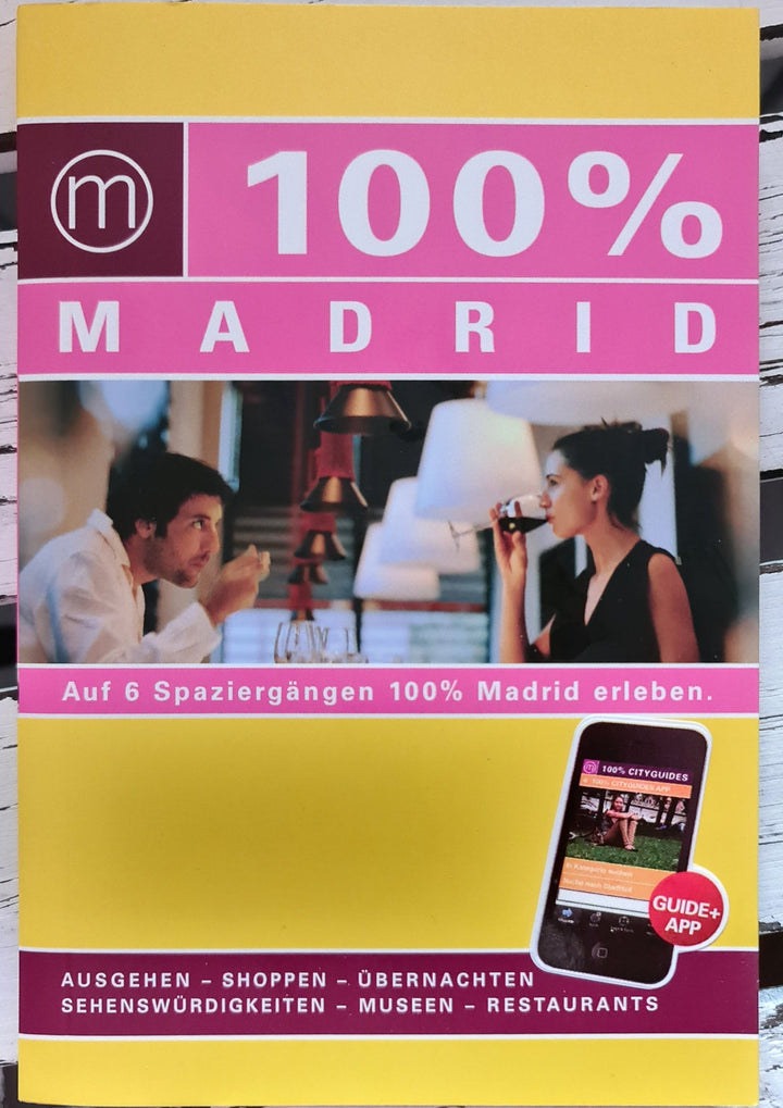 Spanien - Antiquariat :  "100% Madrid " Taschenbuch,  gebraucht - British Moments / Fernweh-Kaufhaus