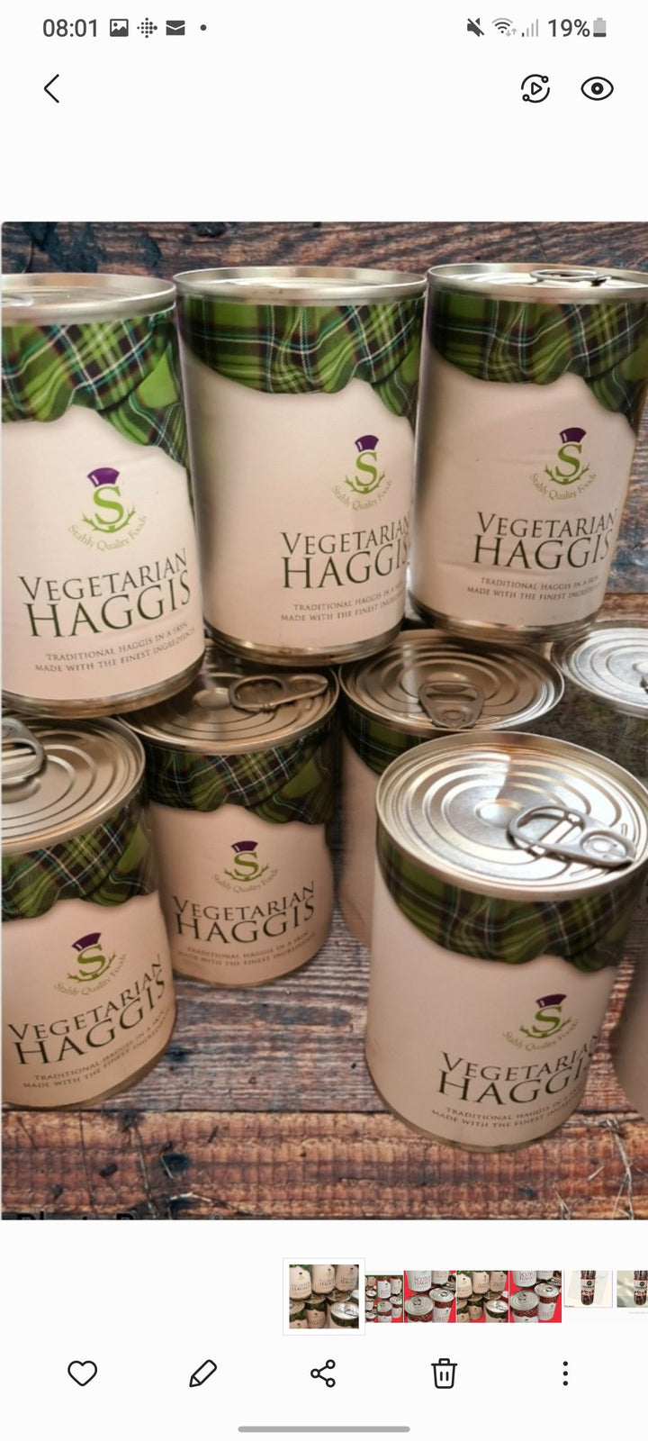 Stahlys VEGETARIAN Haggis  410 gr Dose - British Moments