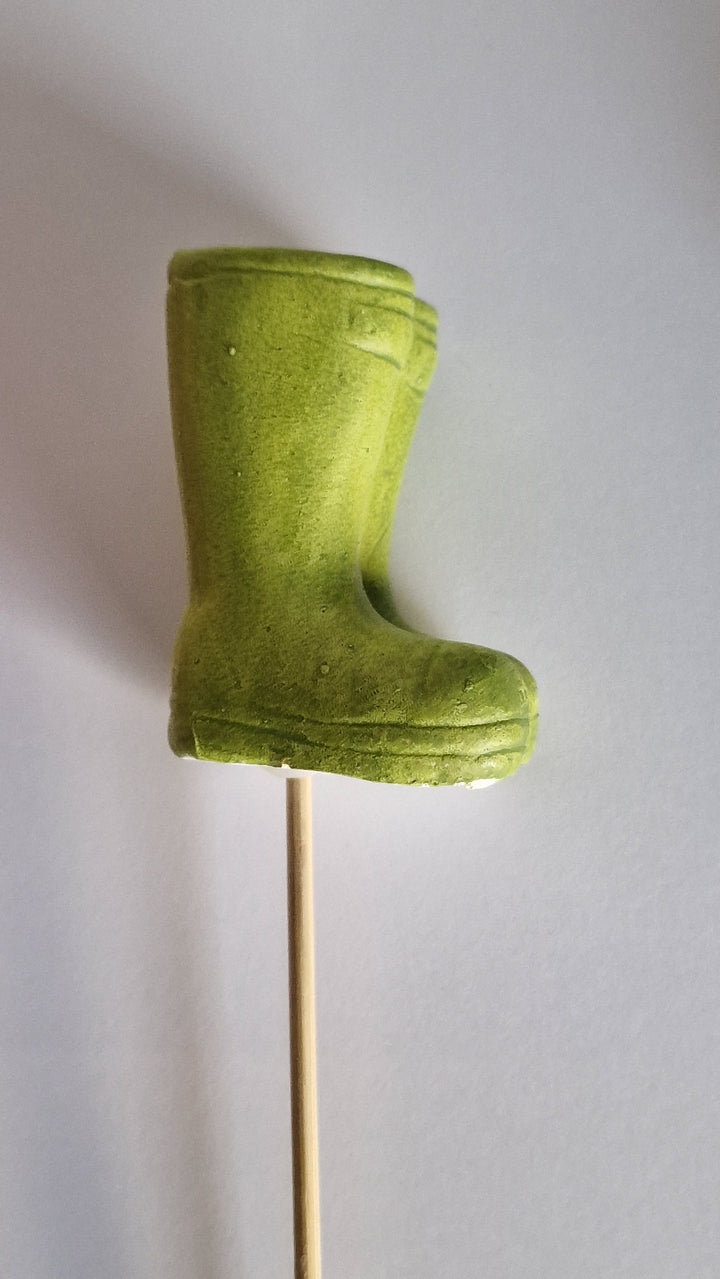 Stecker " Gummistiefel " für Blumentöpfe und Vasen