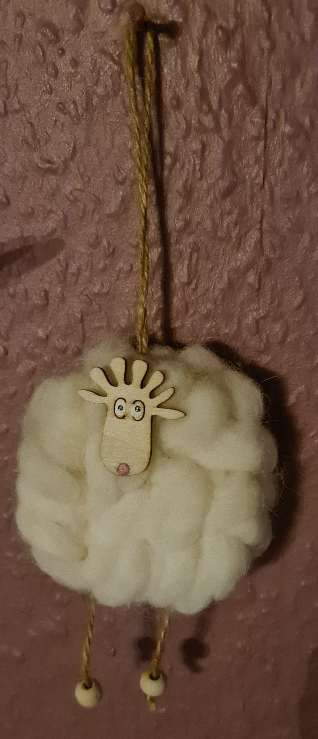 Süßes Wollschaf zum Aufhängen. - British Moments / Fernweh-Kaufhaus