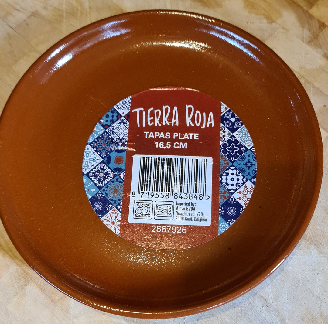 Tapas Ton-Teller "Tierra Roja", 16,5 cm - British Moments / Fernweh-Kaufhaus