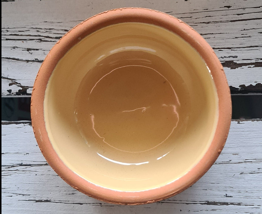 Tapas Tonschale , gelb glasiert,  11,0 cm Durchmesser - British Moments / Fernweh-Kaufhaus