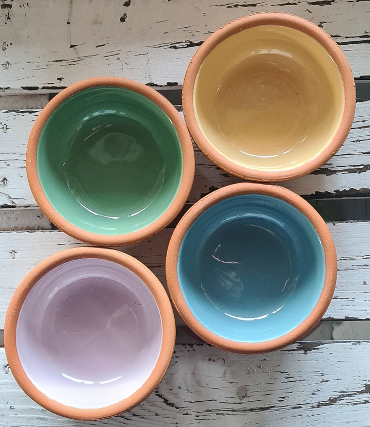 Tapas Tonschale , lindgrün glasiert,  11,0 cm Durchmesser - British Moments / Fernweh-Kaufhaus