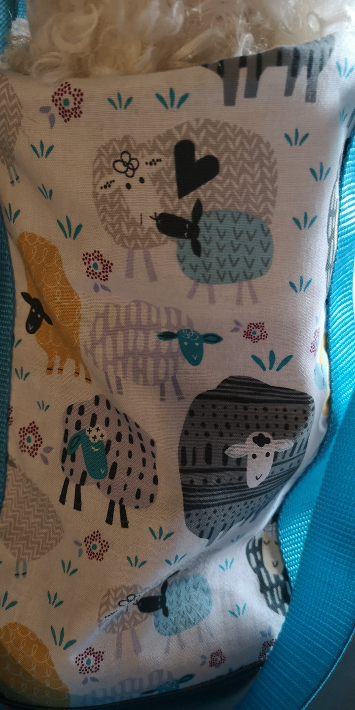 Tasche  mit Reißverschluß "Schafe" Apollo Fabric Arts - British Moments