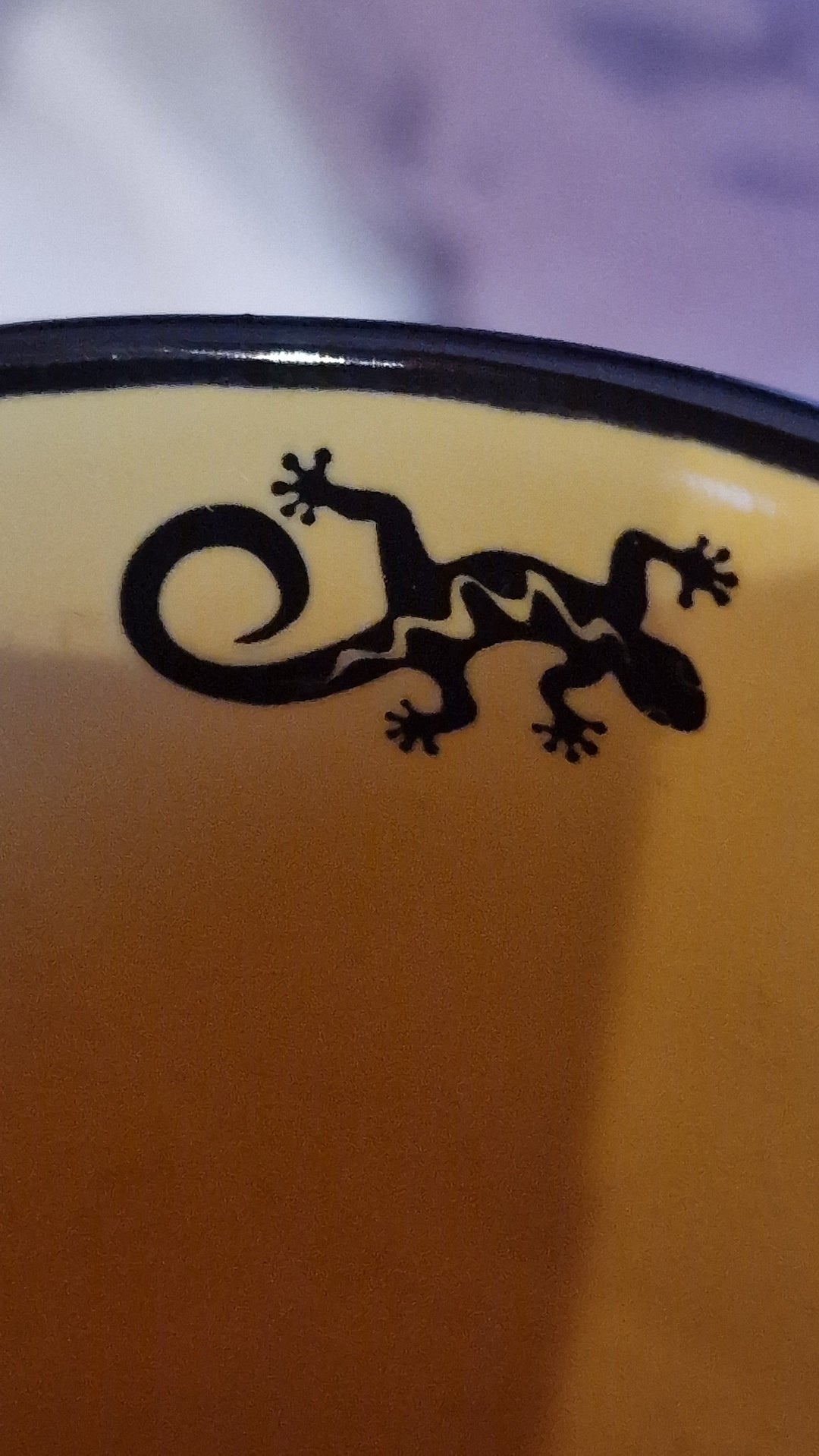 Tasse, Becher, Keramik   "Mallorca", Innenseite