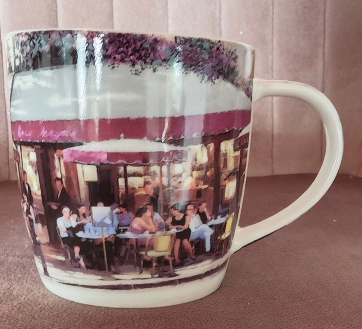 Tasse / Becher , Keramik "Paris"